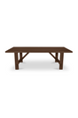 Modern European furniture - Slatted Teak Outdoor Dining Table - www.oroa.com