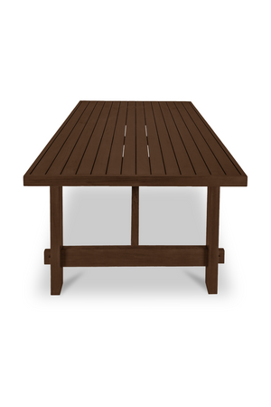 Slatted Teak Outdoor Dining Table | Novi Living Esmond | Oroa.com