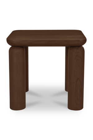 Brown Teak Outdoor Side Table | Novi Living Barclay | Oroa.com