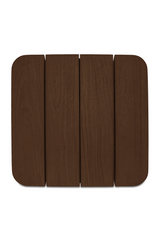 Modern European furniture - Brown Teak Outdoor Side Table - www.oroa.com