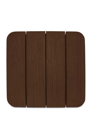 Brown Teak Outdoor Side Table | Novi Living Barclay | Oroa.com