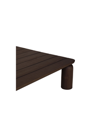 Brown Teak Outdoor Coffee Table | Novi Living Barclay