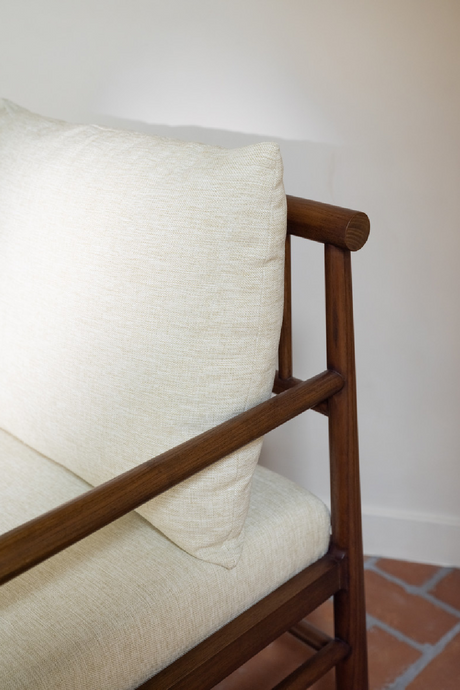 Modern European furniture - Sungkai Wood Framed Accent Chair - www.oroa.com