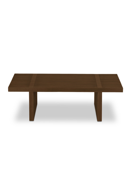 Solid Teak Outdoor Coffee Table | Novi Living Fletcher | Oroa.com