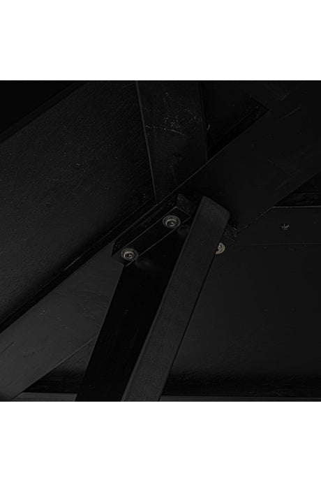 Modern European furniture - Black Acacia Round Dining Table - www.oroa.com
