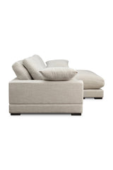 Modern European furniture - Gray Sectional Sofa - www.oroa.com