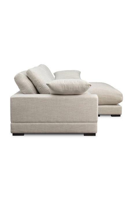 Modern European furniture - Gray Sectional Sofa - www.oroa.com