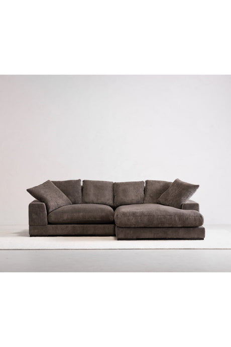 Modern European furniture - Corduroy Sectional Sofa - www.oroa.com