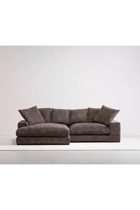 Modern European furniture - Corduroy Sectional Sofa - www.oroa.com