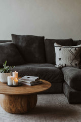 Modern European furniture - Corduroy Sectional Sofa - www.oroa.com