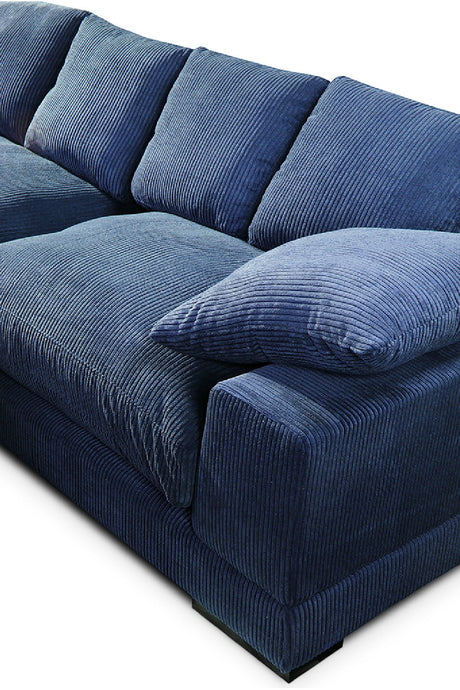 Modern European furniture - Corduroy Sectional Sofa - www.oroa.com
