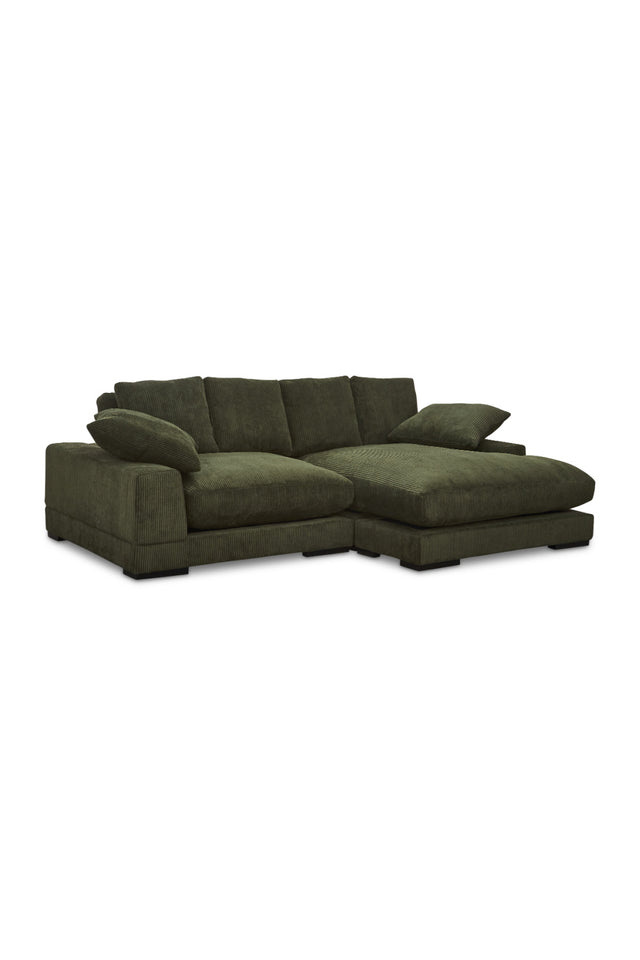 Modern European furniture - Dark Green Sectional Sofa - www.oroa.com