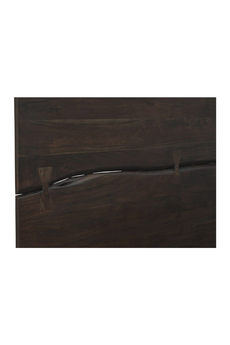 Modern European furniture - Brown Solid Acacia Bed - www.oroa.com