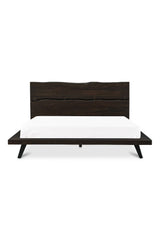 Modern European furniture - Brown Solid Acacia Bed - www.oroa.com