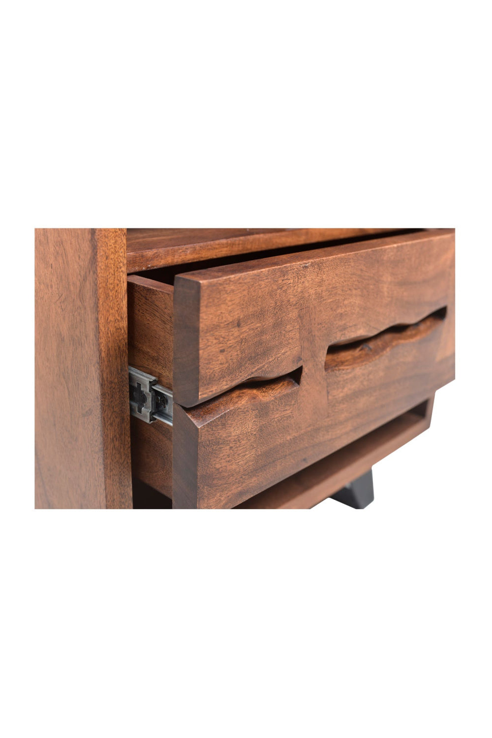Solid Acacia 1-Drawer Nightstand | Novi Living Madagascar
