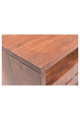 Modern European furniture - Solid Acacia 1-Drawer Nightstand - www.oroa.com