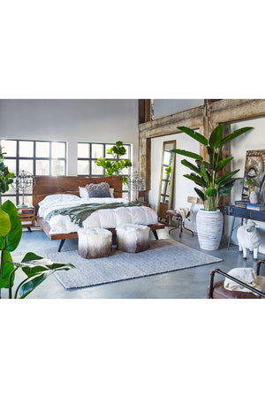 Solid Acacia 1-Drawer Nightstand | Novi Living Madagascar