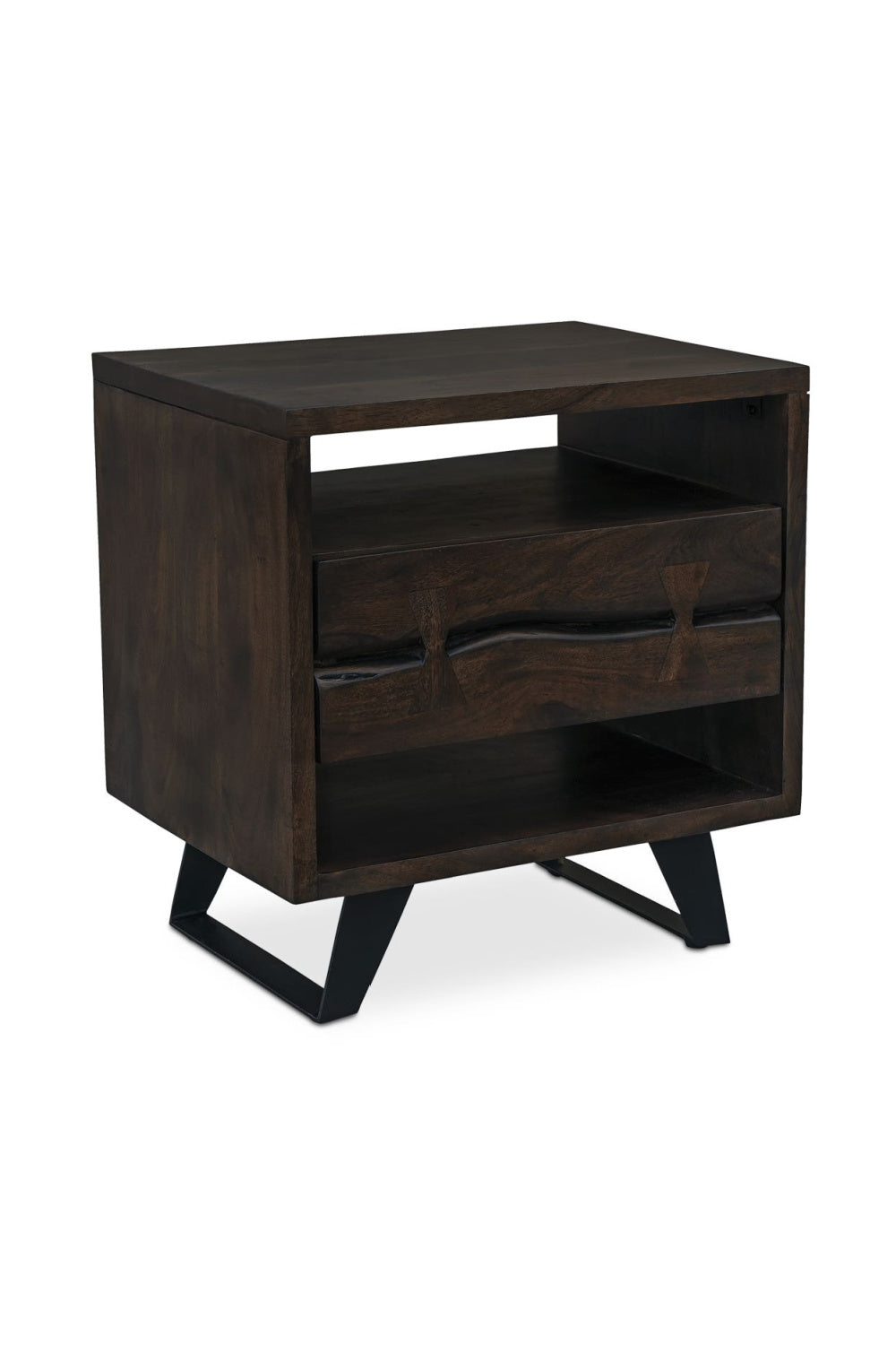 Solid Acacia 1-Drawer Nightstand | Novi Living Madagascar