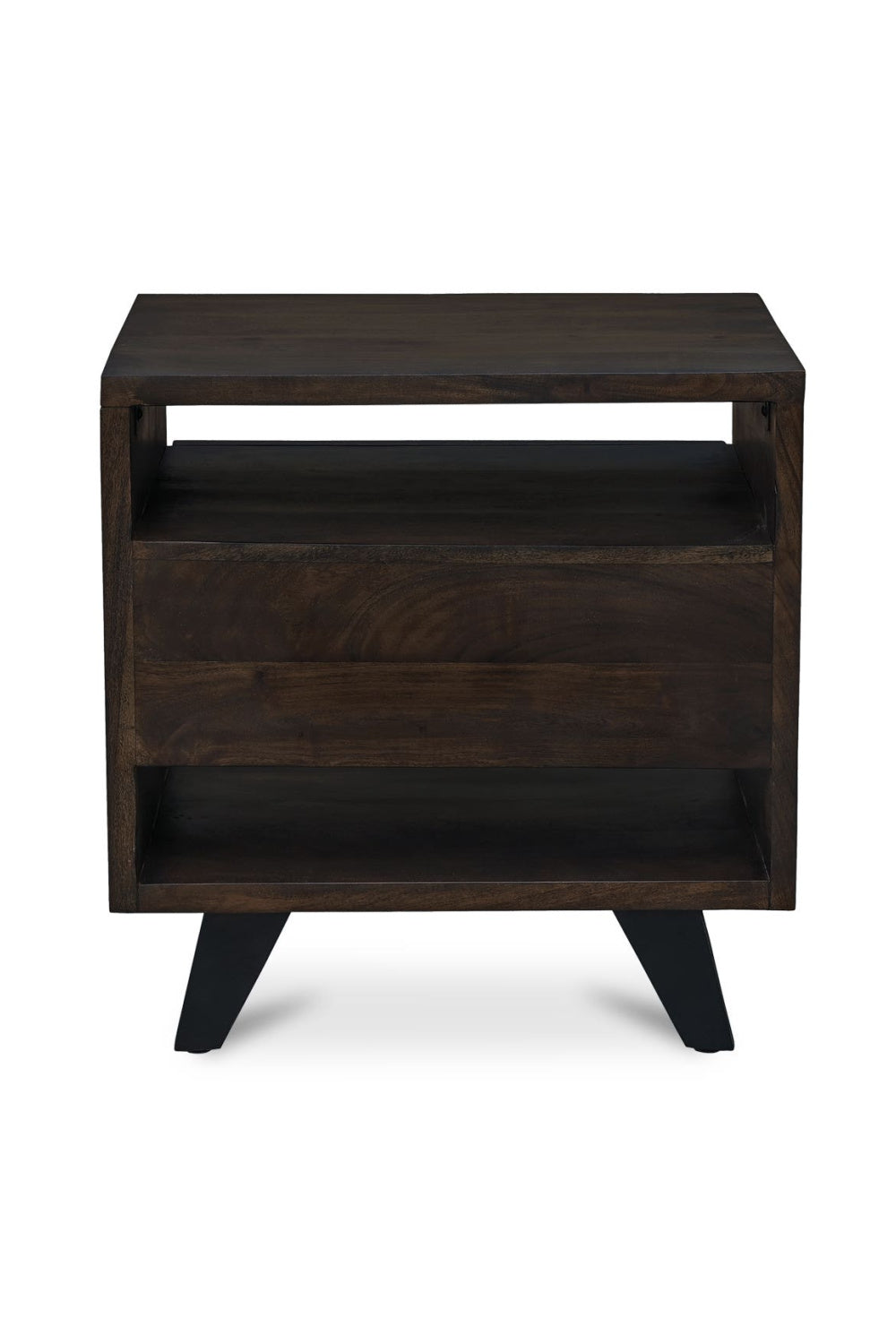 Solid Acacia 1-Drawer Nightstand | Novi Living Madagascar