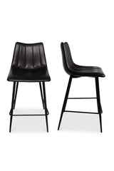 Modern European furniture - Vertical Stitched Counter Stools (2) - www.oroa.com