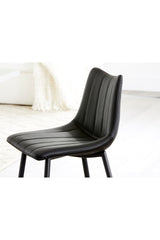 Modern European furniture - Vertical Stitched Counter Stools (2) - www.oroa.com