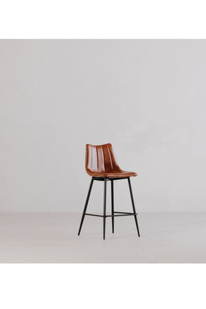 Modern European furniture - Vertical Stitched Counter Stools (2) - www.oroa.com