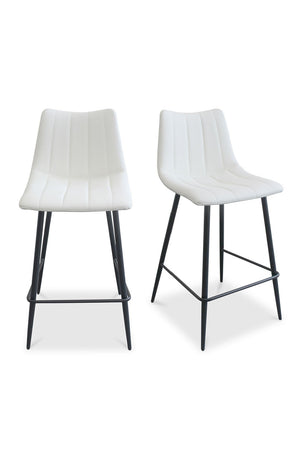 Modern European furniture - Vertical Stitched Counter Stools (2) - www.oroa.com