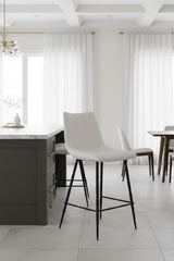 Modern European furniture - Vertical Stitched Counter Stools (2) - www.oroa.com