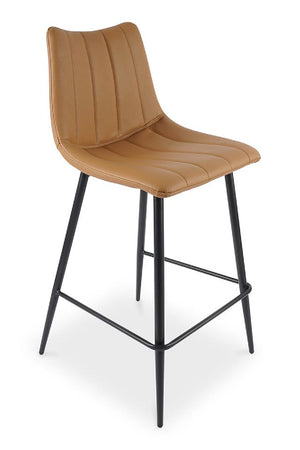 Modern European furniture - Vertical Stitched Counter Stools (2) - www.oroa.com
