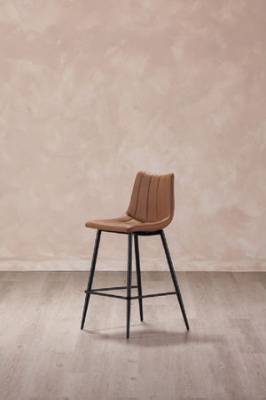 Modern European furniture - Vertical Stitched Counter Stools (2) - www.oroa.com