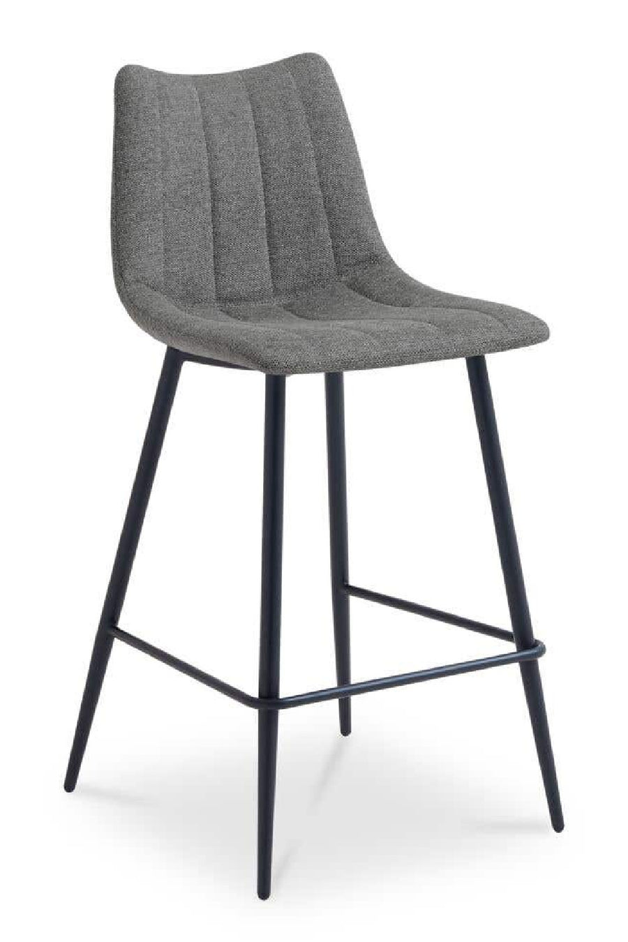 Close-up gray stool legs