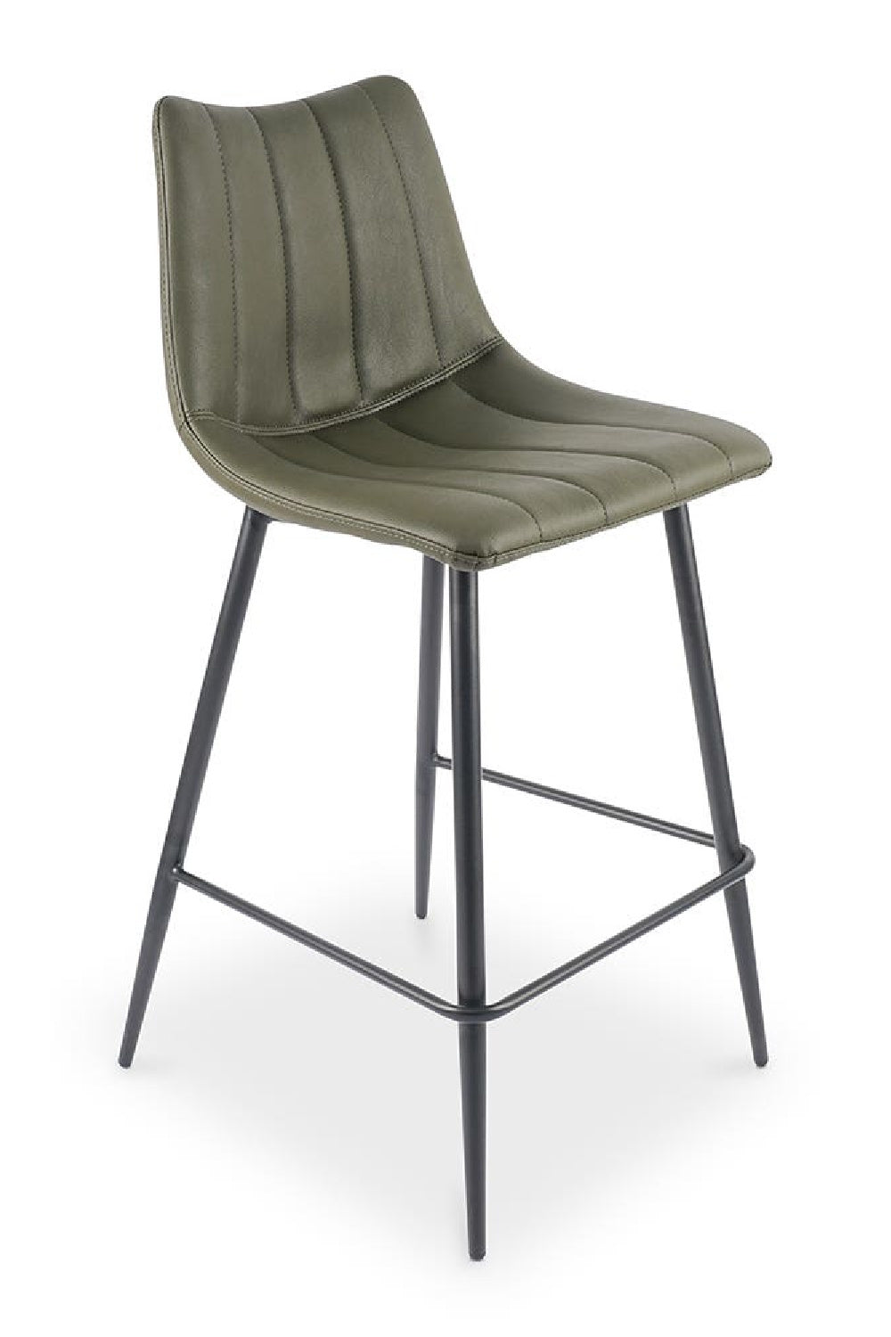 Modern European furniture - Vertical Stitched Counter Stools (2) - www.oroa.com