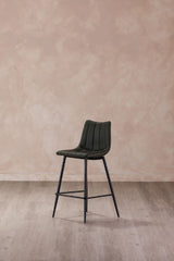 Modern European furniture - Vertical Stitched Counter Stools (2) - www.oroa.com