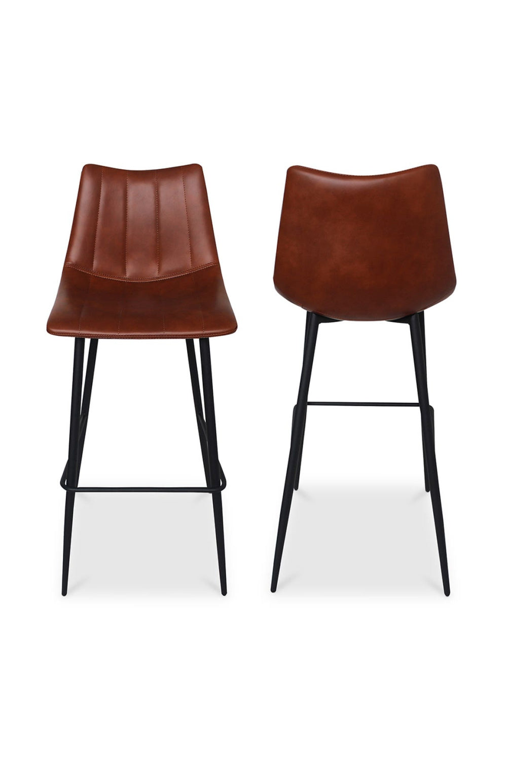 Vertical Stitched Bar Stools (2) | Novi Living Alibi | Oroa.com
