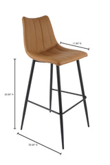 Modern European furniture - Vertical Stitched Bar Stools (2) - www.oroa.com