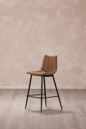Vertical Stitched Bar Stools (2) | Novi Living Alibi | Oroa.com
