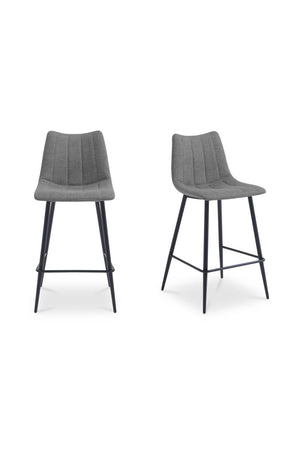 Vertical Stitched Bar Stools (2) | Novi Living Alibi | Oroa.com