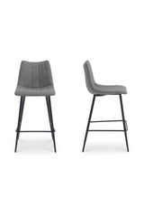 Modern European furniture - Vertical Stitched Bar Stools (2) - www.oroa.com