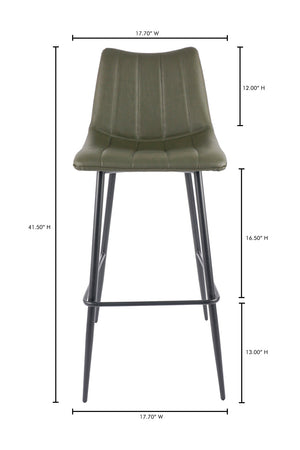 Vertical Stitched Bar Stools (2) | Novi Living Alibi | Oroa.com