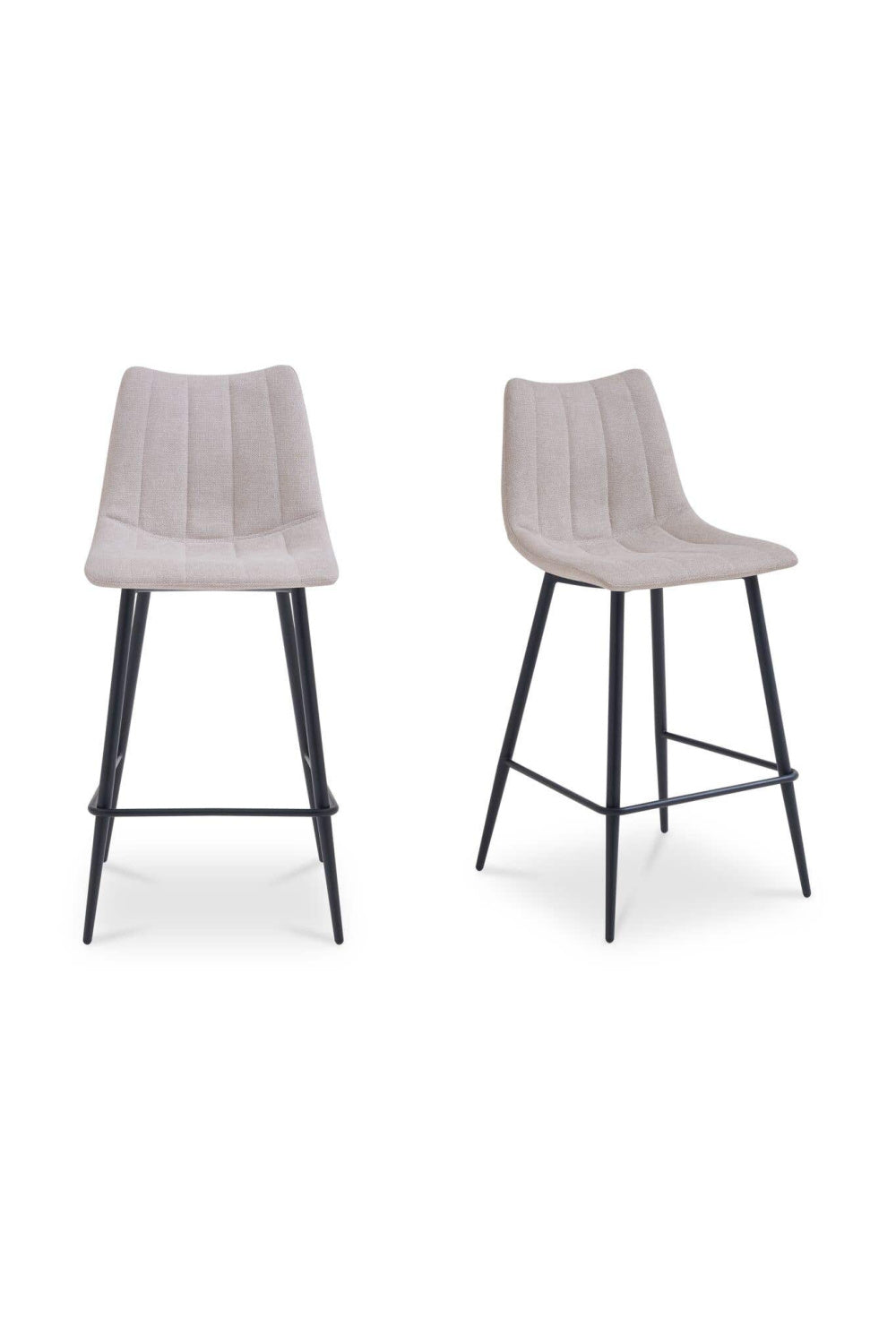 Vertical Stitched Bar Stools (2) | Novi Living Alibi | Oroa.com