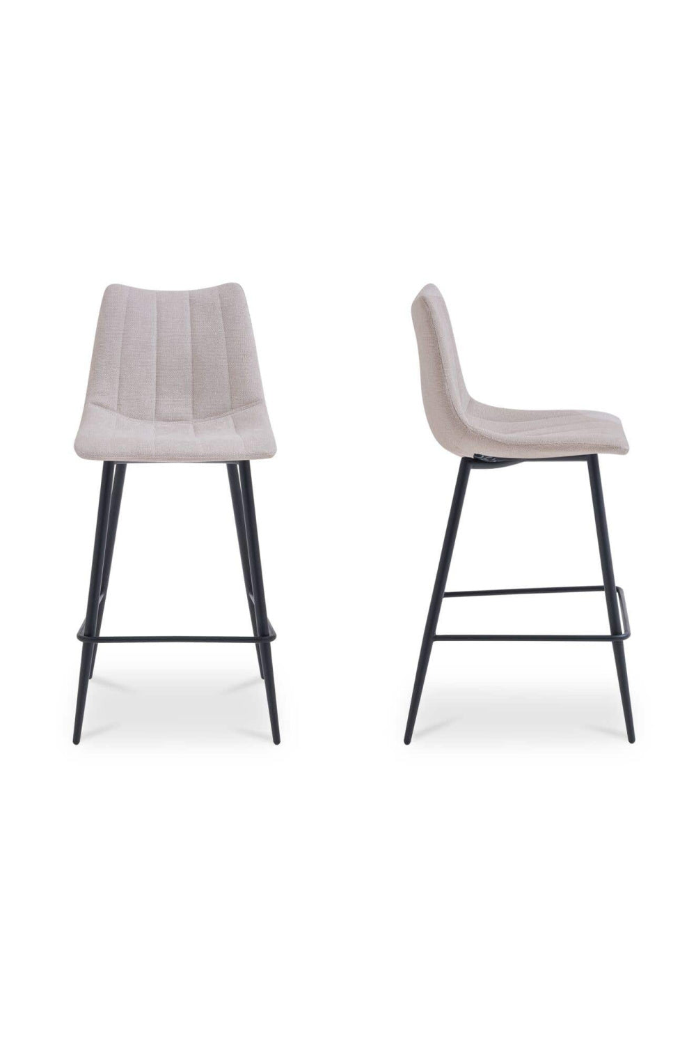 Vertical Stitched Bar Stools (2) | Novi Living Alibi | Oroa.com