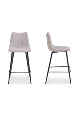 Modern European furniture - Vertical Stitched Bar Stools (2) - www.oroa.com