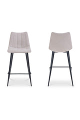 Modern European furniture - Vertical Stitched Bar Stools (2) - www.oroa.com