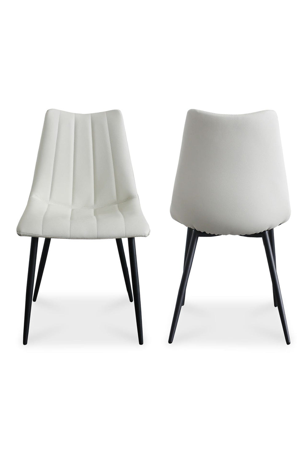 Vertical Stitched Dining Chairs (2) | Novi Living Alibi | Oroa.com