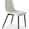 Modern European furniture - Vertical Stitched Dining Chairs (2) - www.oroa.com