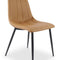 Modern European furniture - Vertical Stitched Dining Chairs (2) - www.oroa.com