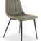Modern European furniture - Vertical Stitched Dining Chairs (2) - www.oroa.com