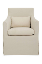 Slipcovered Outdoor Dining Chair | Novi Living Lydia | Oroa.com