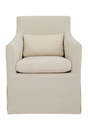 Slipcovered Outdoor Dining Chair | Novi Living Lydia | Oroa.com