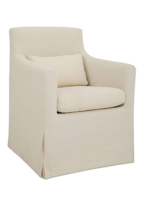 Slipcovered Outdoor Dining Chair | Novi Living Lydia | Oroa.com